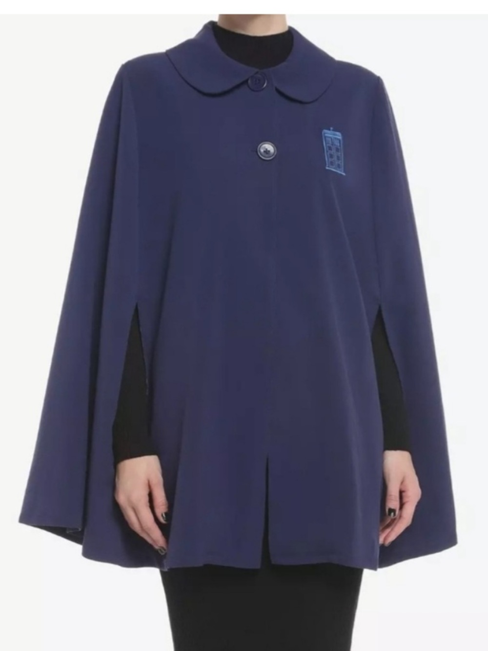 Her Universe Doctor Who Women’s Cape New Navy Blue Size L/X
